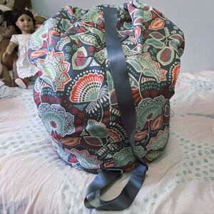 Vera Bradley Cinch Nomadic Floral Laundry Bag